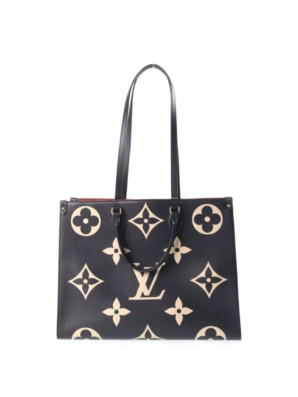 Louis Vuitton on the Go GM Monogram Empreinte Tote 2-Way Handbag Black